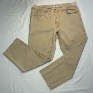 Peter Millar Men's Pants 36x29 Khaki Cotton Linen Chino Casual MS12B71